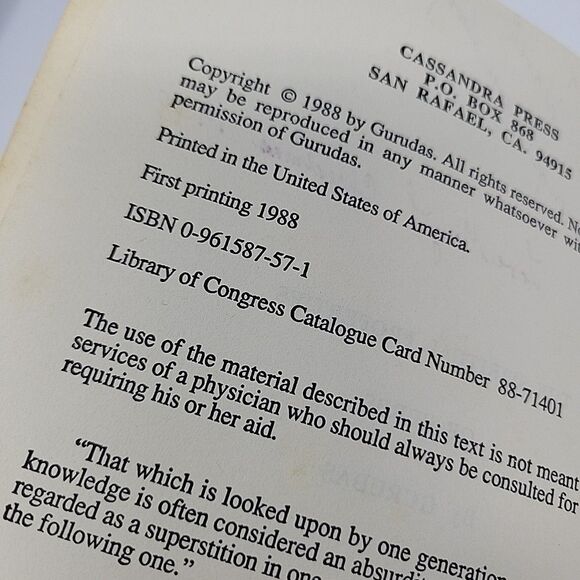 Spiritual Properties of Herbs by Gurudas (1988, Trade Paperback) - Picture 12 of 13